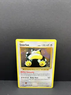 Pokemon TCG Snorlax XY179 Holo Promo Card Black Star Promos - Image 1