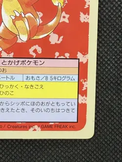 Pokemon Card Japanese Charmander 004 Top sun Topsun 1995 Nintendo Green Back EX - Image 4
