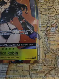 Nico Robin ST29-009 Parallel Starter Deck Promo One Piece Card English - Image 3