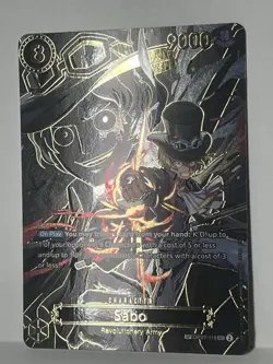 OP07-118 SP SEC Sabo OP13 One Piece Card Game English Carrying On His Will - Image 1