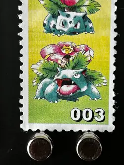 Venusaur Evolution Pokemon Stamp Shogakukan Japanese Nintendo Rare Japan Card - Image 3