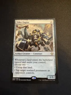 MTG Magic the Gathering Tiller Engine (20/265) Dominaria United Commander LP - Image 1