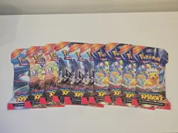 Lot of 10 Pokemon TCG Scarlet & Violet Surging Sparks Booster Packs Sealed - Image 1
