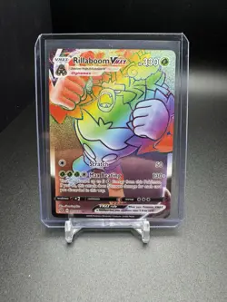 Pokemon - Rillaboom VMAX (Secret) - 193/192 Rebel Clash - Secret Rare - NM - Image 1