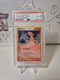 Charizard Holo 6/108 Ex Power Keepers PSA 4 Pokemon 2007 - Image 1