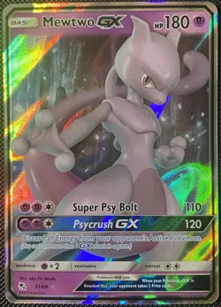 Mewtwo GX 31/68 Hidden Fates Holo - Pokemon Card - Image 1