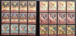 One Piece Collection - Mono Red Straw Hat (74 Playsets / 296 cards ) + 7 Leaders - Image 4