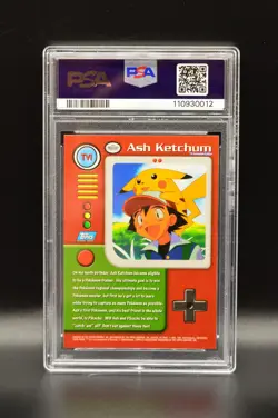 Ash Ketchum Topps TV 1999 Pokemon Series 1 Mural Card TV1 PSA 8 Newly Graded - Image 2