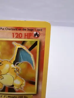 Pokemon Card Charizard 4/102 Base Set Holo Rare Unlimited 1999 English DMG - Image 3