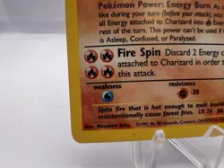 Pokemon Card Charizard 4/102 Base Set Holo Rare Unlimited 1999 English DMG - Image 4