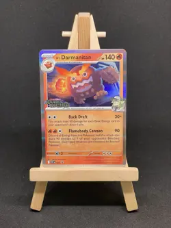 N's Darmanitan SVP 181 Journey Together Prerelease Stamped Pokemon Promo Card - Image 1