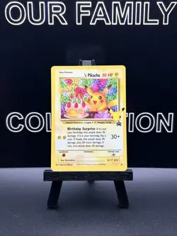 Happy Birthday Pikachu Holo 24 Celebrations Birthday Pokemon Card NM - Image 1