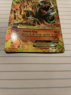 Pokemon M Houndoom EX 22/162 Breakthrough Full Art Mega Holo Ultra Rare Card - Image 4