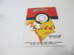 2024 Ice Pokemon Crystal Card Collection Charizard Stained Glass Gold Foil #0006 - Image 2