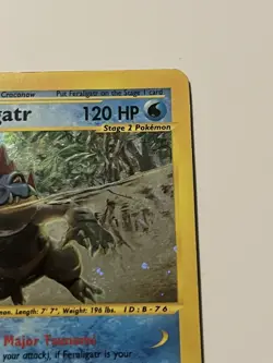 SWIRL Feraligatr 12/165 - 2002 Pokemon Expedition Holo Rare Card LP- - Image 5