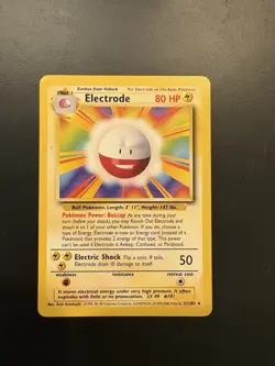 Pokemon TCG Electrode Base Set, 21/102, Regular Rare Non-Holo Card - Image 1