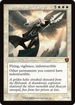 Avacyn, Angel of Hope (Retro Frame) 477 MTG NM - Innistrad Remastered - Image 1