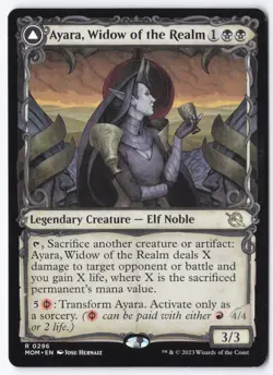 Ayara, Widow of the Realm (Showcase) R March of the Machine 296 NM - Image 1