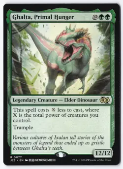 Ghalta, Primal Hunger (Anime) R Foundations Jumpstart 77 NM - Image 1