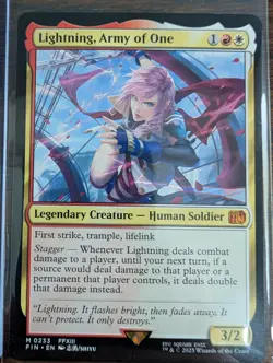 Lightning, Army of One - NM - Final Fantasy (MTG) - FIN #233 (Non-Foil) - Image 1