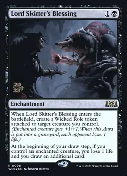[MTG] Lord Skitter's Blessing (Foil) (Promo) (0098) (WOE) NM - Image 1