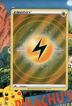 Pokemon TCG Lightning Energy 155/159 Textured Reverse Holo Crown Zenith NM/M - Image 1