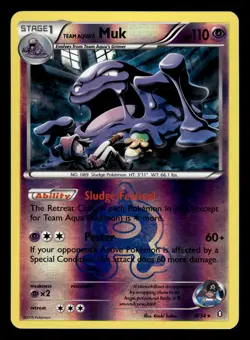 Team Aqua's Muk 8/34 Reverse Holo Double Crisis Pokemon Card - Image 1