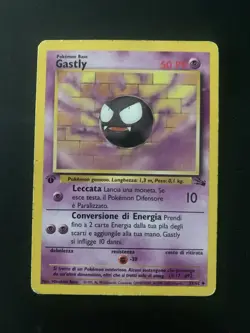 Carta Pokemon Gastly 33/62 Fossil Prima Edizione 1 Ed Ita Italiano Non Comune - Image 1