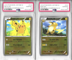 PSA 10 SEQ SET PIKACHU 036/131 RAICHU REV HOLO POKEMON PREMIUM CHAMPION PACK CP4 - Image 1