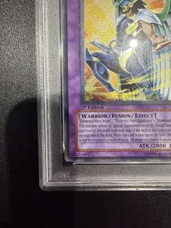 Yugioh Elemental Hero Tempest EEN-EN034 1st Edition Ultimate Rare PSA 10 - Image 5