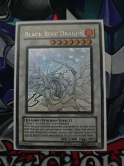 Yu-Gi-Oh! Black Rose Dragon - Ghost Rare - Unlimited - NM - CSOC-EN039 - Image 1