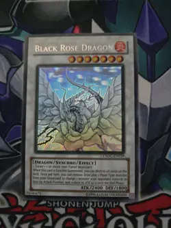 Yu-Gi-Oh! Black Rose Dragon - Ghost Rare - Unlimited - NM - CSOC-EN039 - Image 2