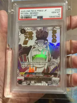 2025 ONE PIECE JAPANESE PRB02 OP09-096 ALTERNATE ART PSA 10 My Era . Begins !!! - Image 3