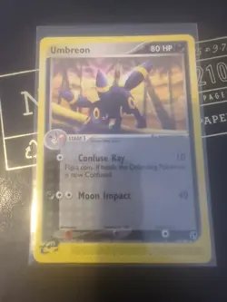 Pokemon Card - Umbreon EX Sandstorm 24/100 Non-Holo Rare MP - Image 1