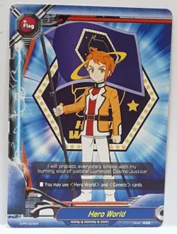 Bushiroad Future Card Buddyfight Hero World Mamoru Sekai Flag S-PR/024EN - Image 1