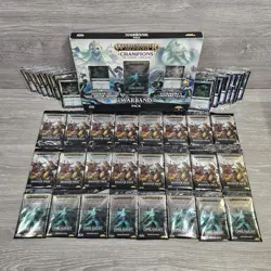 Warhammer Champions TCG Booster + Onslaught Champions Sealed Packs Job Lot Cards - Image 1