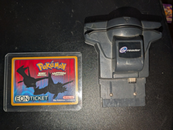 EON TICKET Pokemon Ruby & Sapphire E-Reader Card GBA RARE AUTHENTIC & E-Reader - Image 1