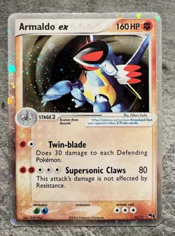Pokemon Armaldo EX 16/17 Holo Ultra Rare Card Pop Series 1 MP - Image 1