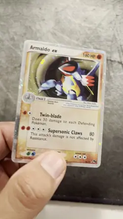 Pokemon Armaldo EX 16/17 Holo Ultra Rare Card Pop Series 1 MP - Image 2