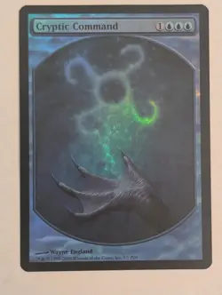 MTG Cryptic Command - Foil Textless Player Rewards Promo | LP | English - Image 3