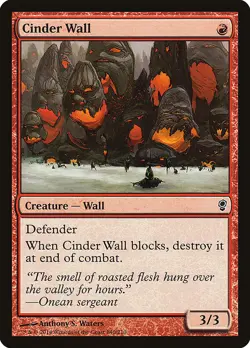 4 Cinder Wall x4 4x - NM - Conspiracy SPARROW MAGIC - Image 1