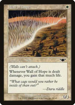4x Wall of Hope - LP - Onslaught Block - mtg - SPARROW MAGIC - Image 1