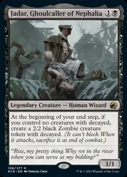 Jadar, Ghoulcaller of Nephalia [Innistrad: Midnight Hunt] Foil Near Mint - Image 1