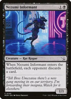 [MTG] Nezumi Informant (0120) (MOM) LP-HP - Image 1