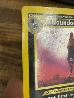 Pokemon TCG Houndoom Neo Revelation Holo Card 8/64 Unlimited Rare HP - Image 2