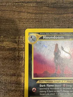 Pokemon TCG Houndoom Neo Revelation Holo Card 8/64 Unlimited Rare HP - Image 5
