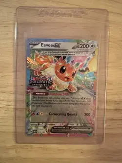 Eevee ex - (Prismatic Evolutions Stamp) Promo Holo 075/131 NM Pokemon TCG - Image 1