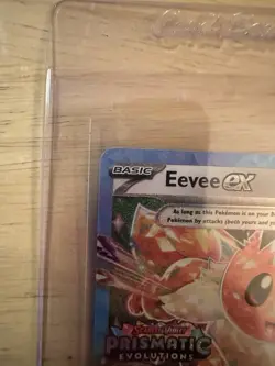 Eevee ex - (Prismatic Evolutions Stamp) Promo Holo 075/131 NM Pokemon TCG - Image 2