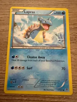 2013 Pokemon Lapras 17/101 Plasma Blast Regular - Image 1