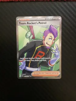 Pokemon TCG Team Rocket's Petrel 226/182 Sv10: Destined Rivals Holo NM - Image 1